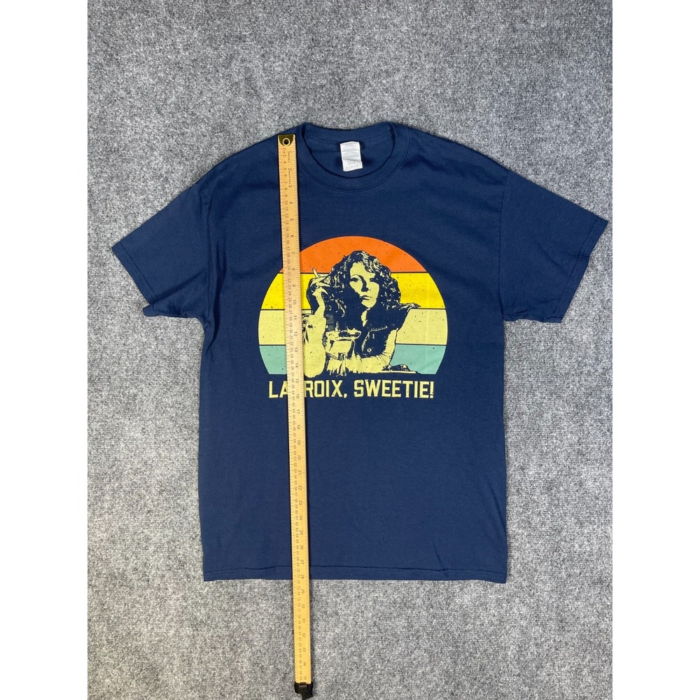 LACROIX SWEETIE Graphic Men's Medium navy blue tshirt short sleeve - Picture 8 of 8